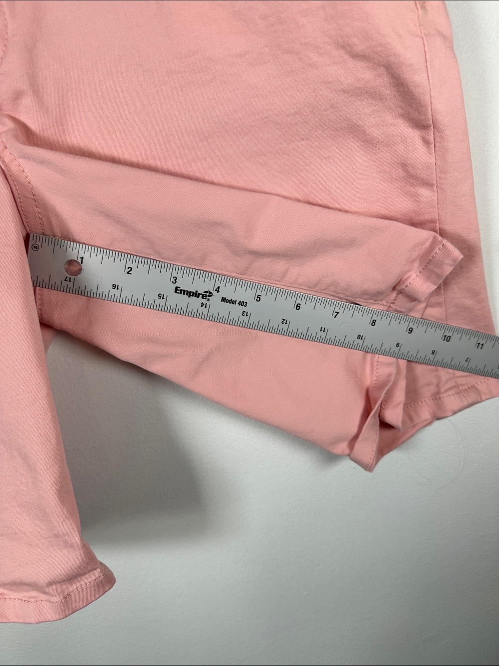 Democracy Pink "Ab"solution Denim Shorts Slimming Stretch Jorts Women's 8 - Picture 10 of 12